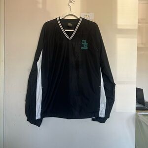 Sport-Tek Black and White Varsity Jacket